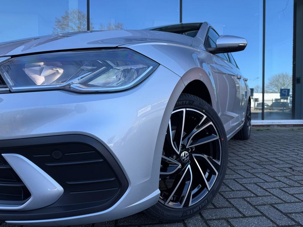 Volkswagen Polo 1.0 TSI Life - Virt.Cockpit - Airco - Media, Voorwielaandrijving, Stof, Gebruikt, 49 €/maand