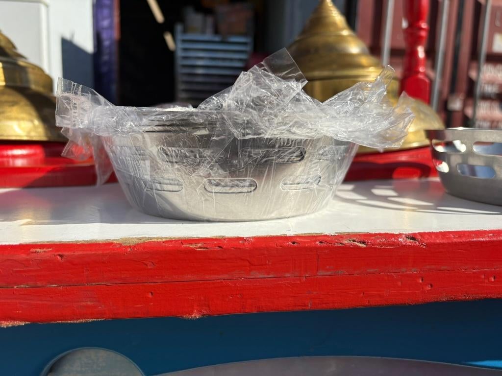 Nieuwe RVS mandjes 150 stuks beschikbaar, Huis en Inrichting, Keuken | Servies, Nieuw, Schaal of Schalen, Overige stijlen, Overige materialen