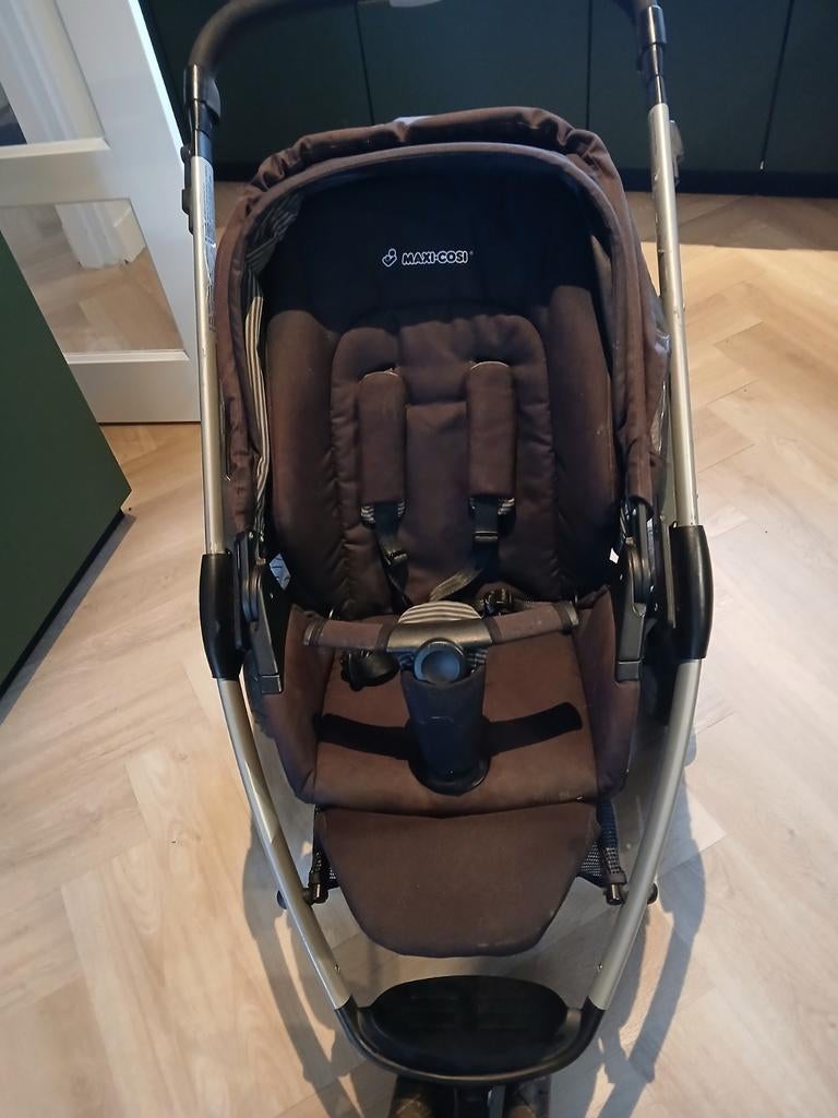 Wandelwagen Maxi-Cosi Mura Plus 3 met veel extra's, Gebruikt, Verstelbare duwstang, Maxi-Cosi, Ophalen