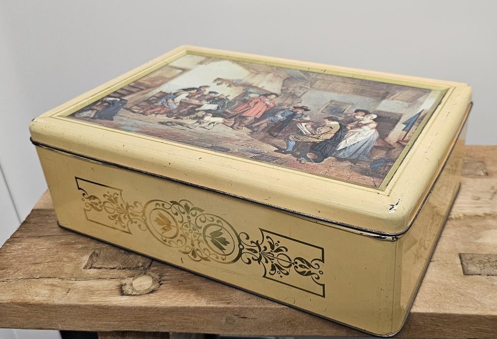 LEUK OUD BROCANT "LONKA" BLIK, Ophalen of Verzenden, Gebruikt, Overige, Overige merken