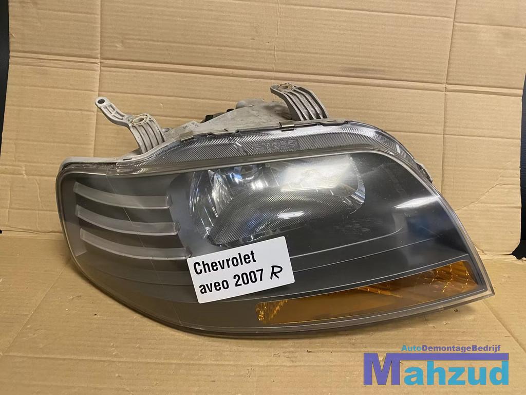 CHEVROLET AVEO Rechts koplamp, Gebruikt, Info@gm.com, Chevrolet, Ophalen of Verzenden