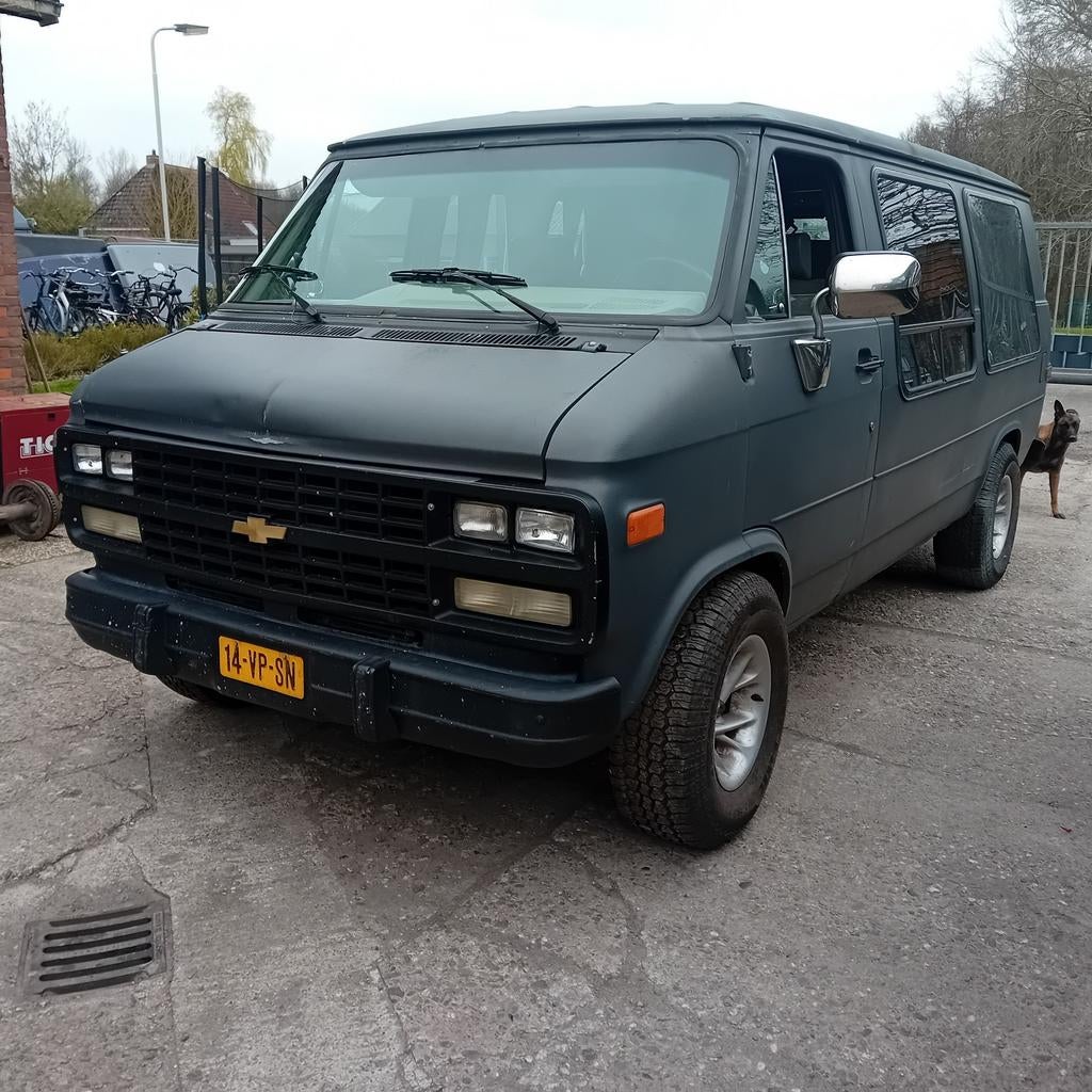 Chevy van opknapper v8 lpg automaat, Bedrijf, Te koop