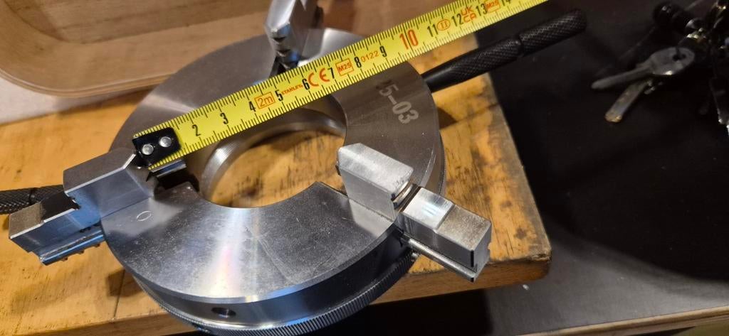 Klauwplaat 125mm voor oa. Kuhlmann ,Deckel 3D freesbank, Ophalen of Verzenden