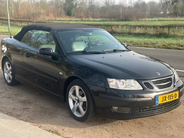 Saab 9-3 Vector;  Hirsch, 207pk; Cabrio AUT 2007 Zwart, 1998 cc, 4 cilinders, Cabriolet, Zwart