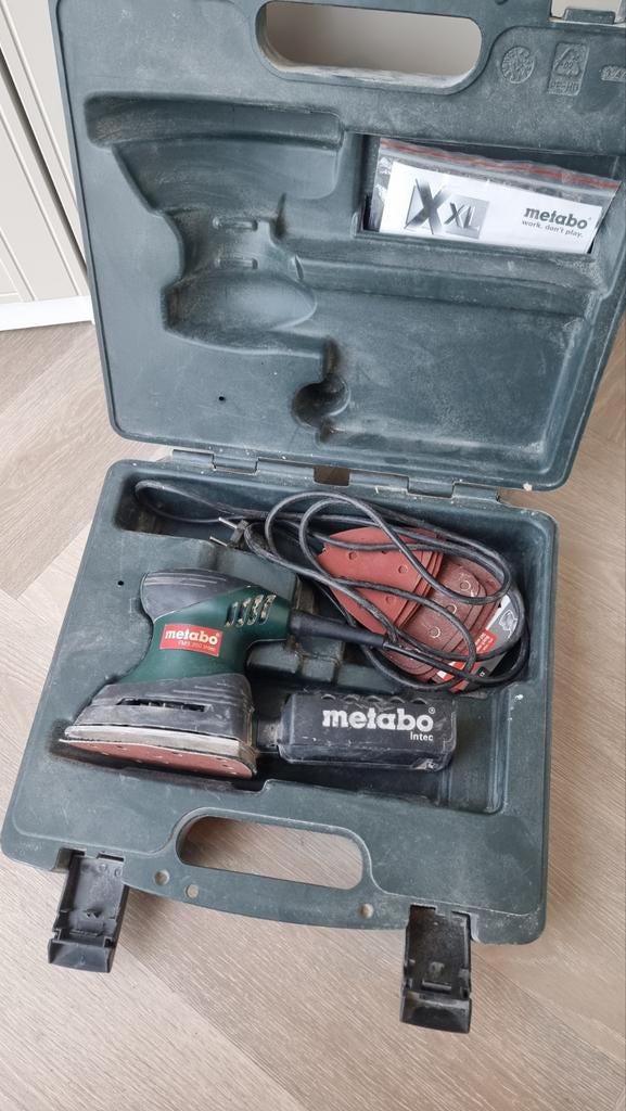 Metabo FMS 200 Intec schuurmachine met schuurpapier, Ophalen of Verzenden