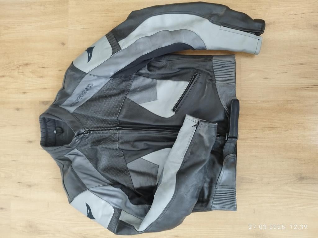 Leren motorjack Heren in goede staat!, Ophalen of Verzenden