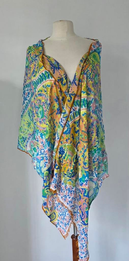 Etro Milano grote sjaal in modal cashmere, Etro Milano, Ophalen of Verzenden, Sjaal