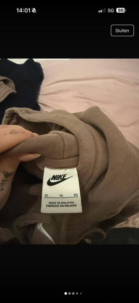 nike trainingspak dames, Kleding | Dames, Sportkleding, Ophalen of Verzenden, Zo goed als nieuw, Maat 46/48 (XL) of groter, Overige typen