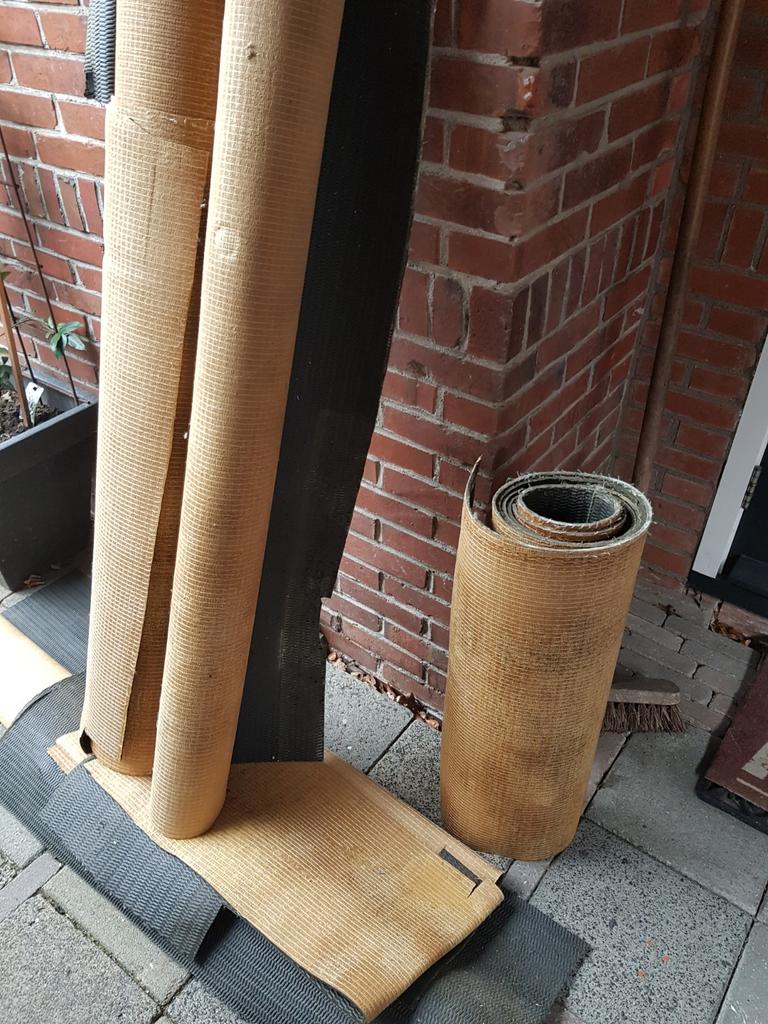 Ondervloer voor laminaat, Ophalen