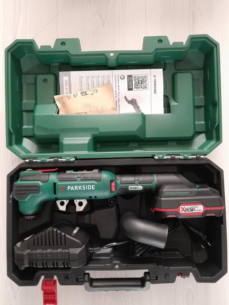 Parkside 20v accu multitool, Doe-het-zelf en Verbouw, Ophalen, Nieuw, Parkside, 30 tot 70 mm