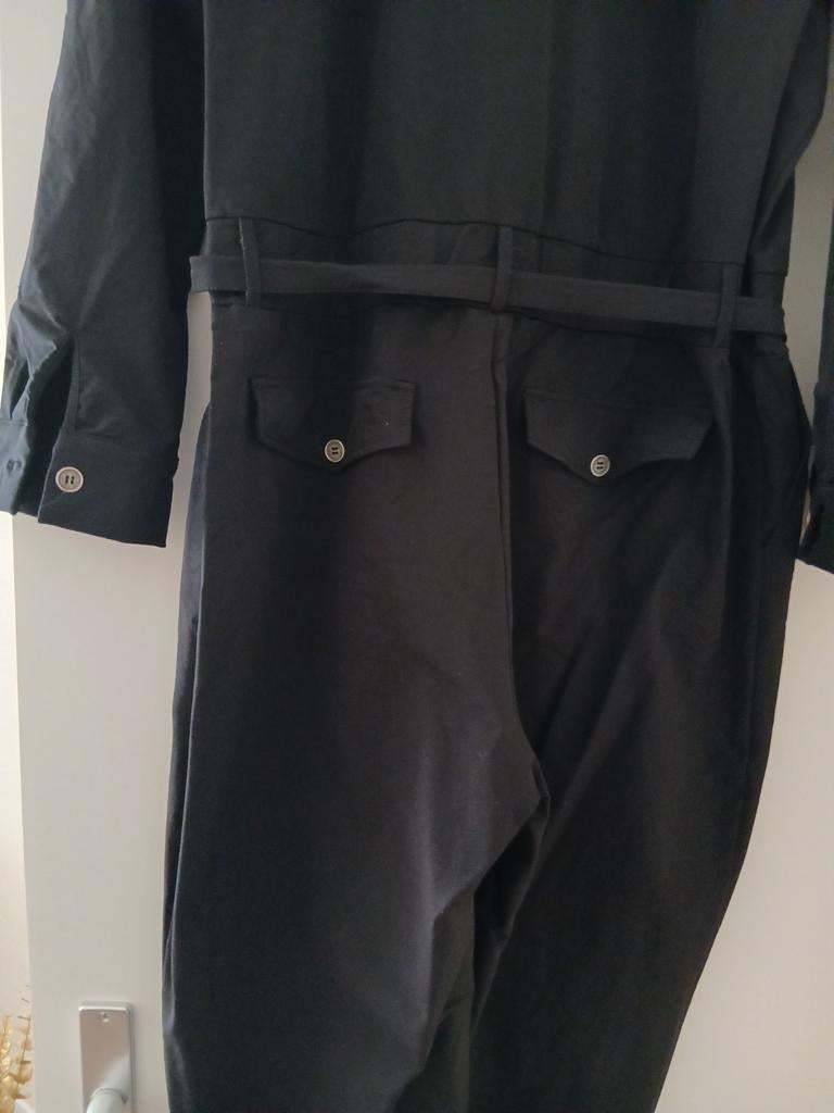 TQ Amsterdam zwarte jumpsuit travelstof, Ophalen of Verzenden, Zo goed als nieuw, Maat 46/48 (XL) of groter, Zwart