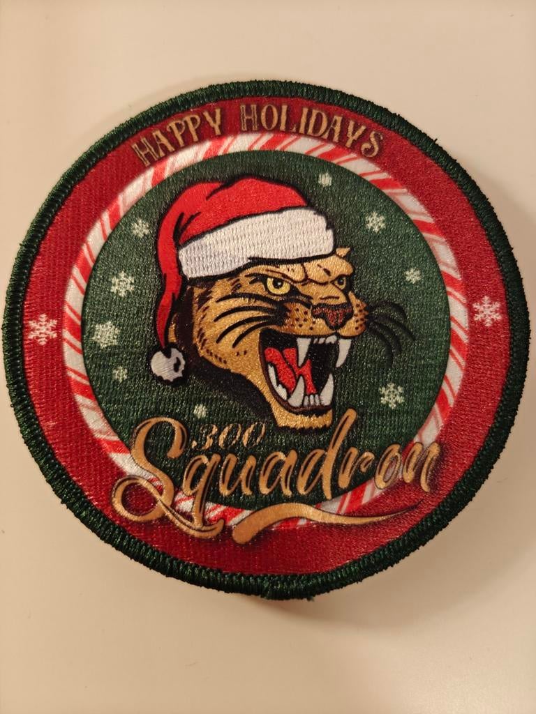 300 Squadron Kerst Patch, Ophalen of Verzenden