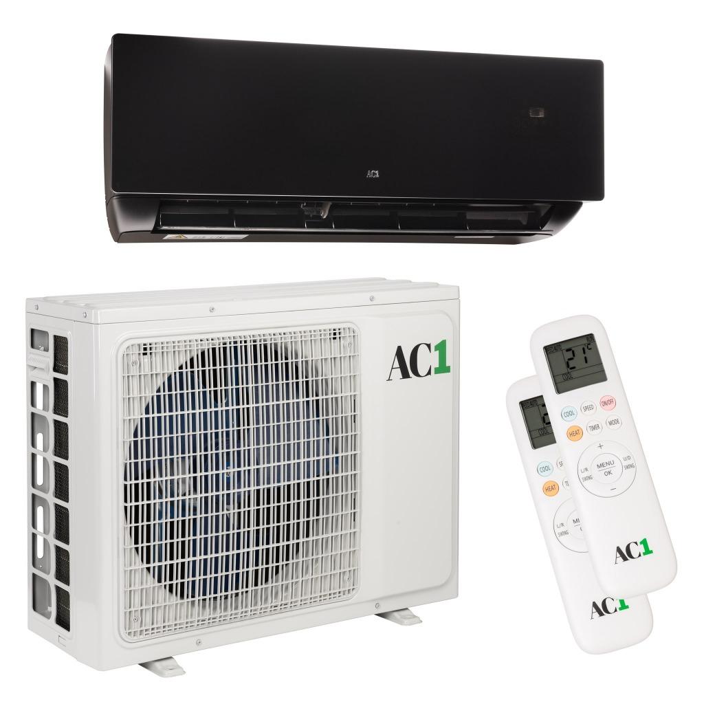 AIRCO / "JP-Black"  AC1 3.5Kw + WiFi & Gratis Aansluitset, Koelen en Ontvochtigen, Timer, Nieuw, 3 snelheden of meer
