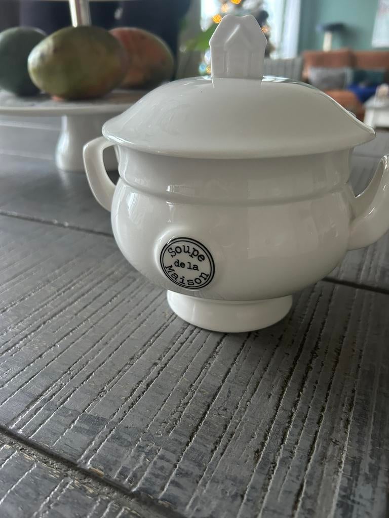 Riviera maison soepkom, Ophalen of Verzenden, Zo goed als nieuw, Overige stijlen, Kop(pen) en/of Schotel(s)