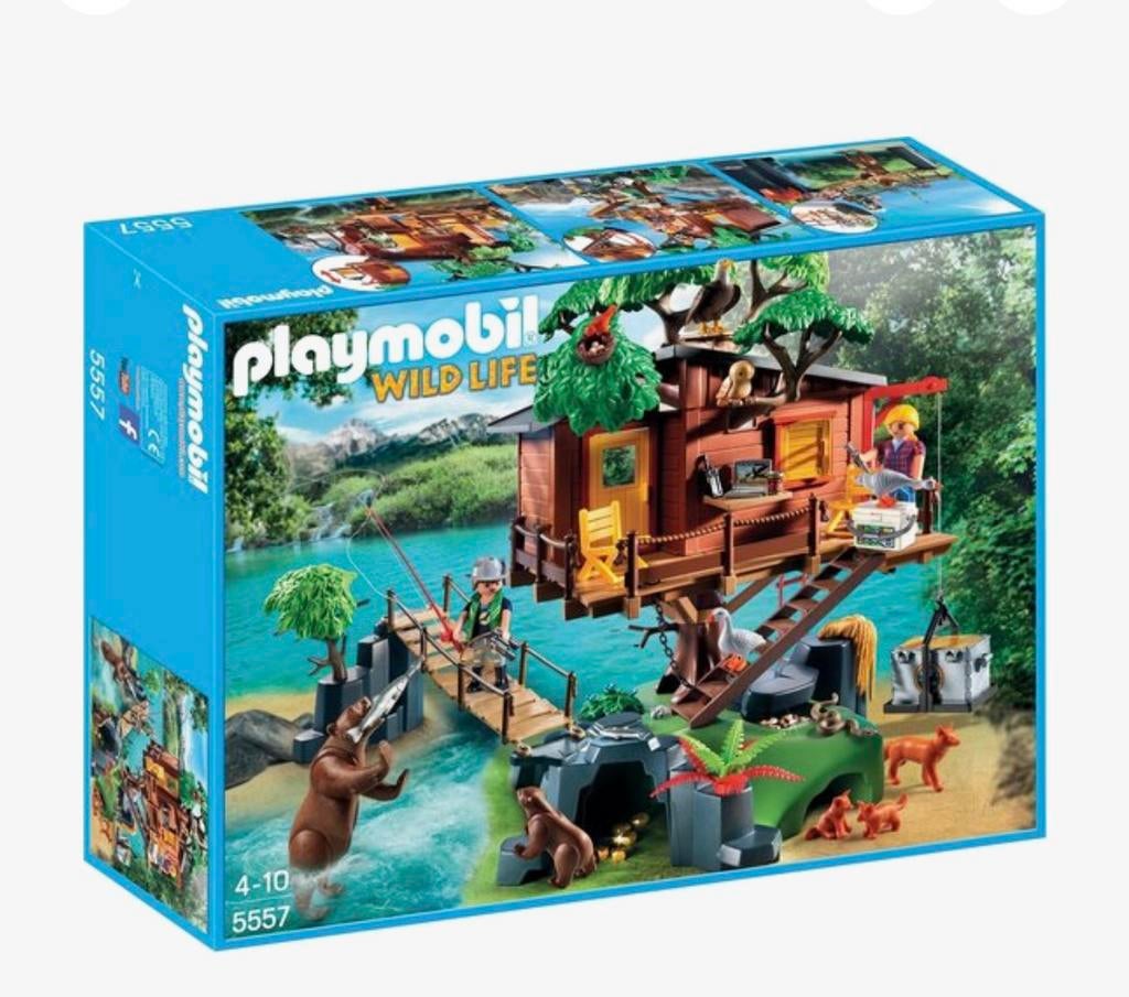 Playmobil 5557 Wild Life Boomhut, Kinderen en Baby's, Speelgoed | Playmobil, Ophalen of Verzenden, Gebruikt, Los playmobil