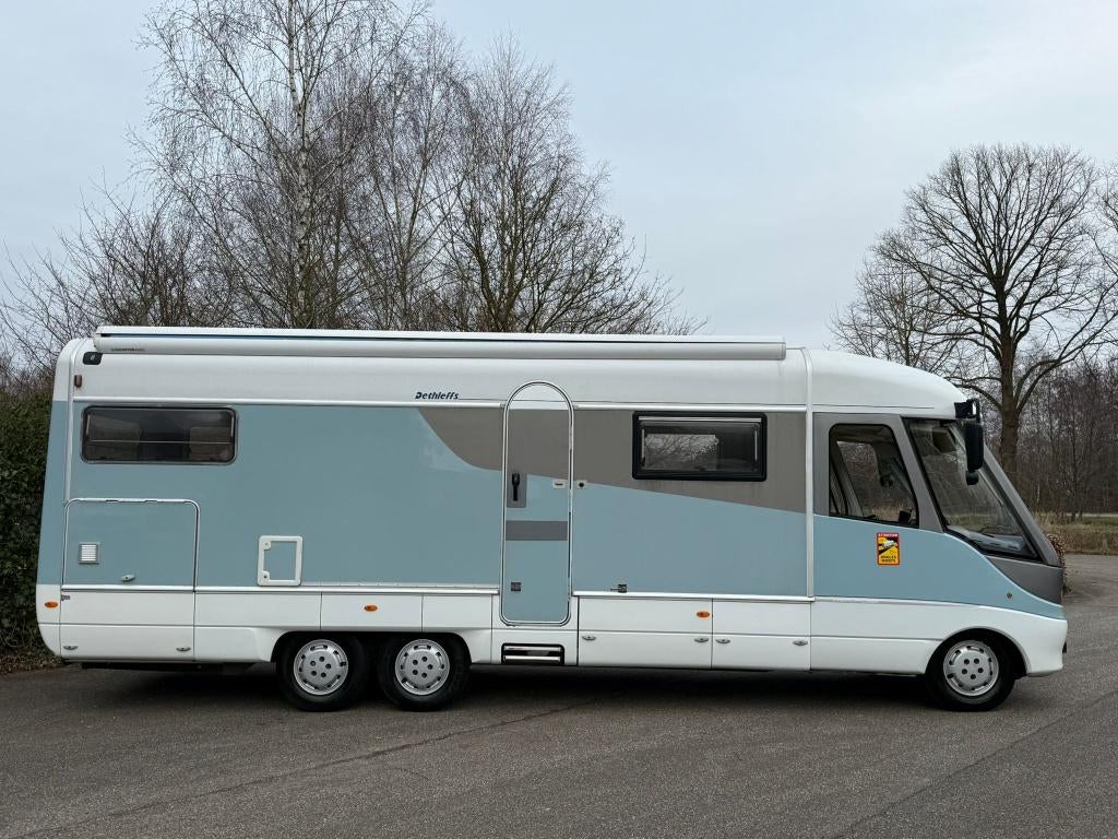 Fiat Ducato Camper Dethleffs Globetrotter Premium Class, Caravans en Kamperen, Campers, Buscamper of Camperbus, Olden, Koelkast