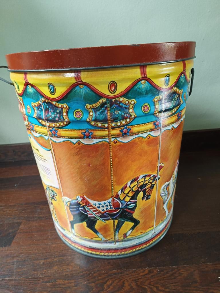 Vintage draaimolen trommel blik, Ophalen of Verzenden, Zo goed als nieuw, Overige, Overige merken