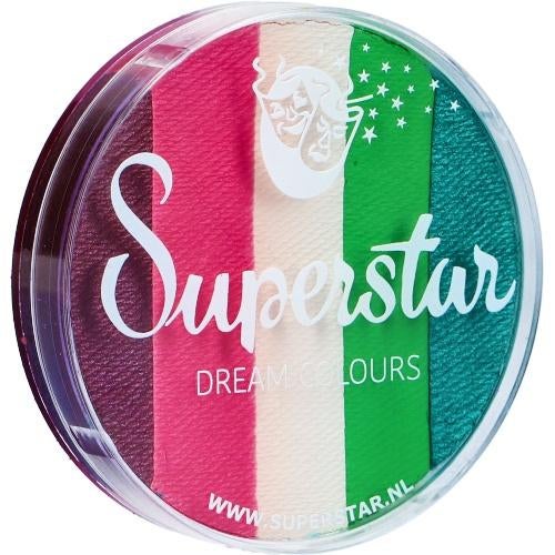 schmink  Superstar Dream Colours Flower splitcake groot, Ophalen of Verzenden, Nieuw, Schmink, Carnaval