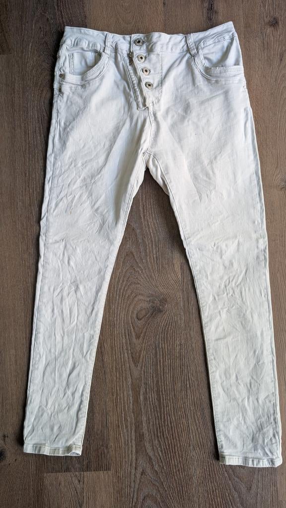 Lichtgrijze jeans van Lexxury maat L/40, Kleding | Dames, Spijkerbroeken en Jeans, Ophalen of Verzenden, Zo goed als nieuw, W30 - W32 (confectie 38/40)
