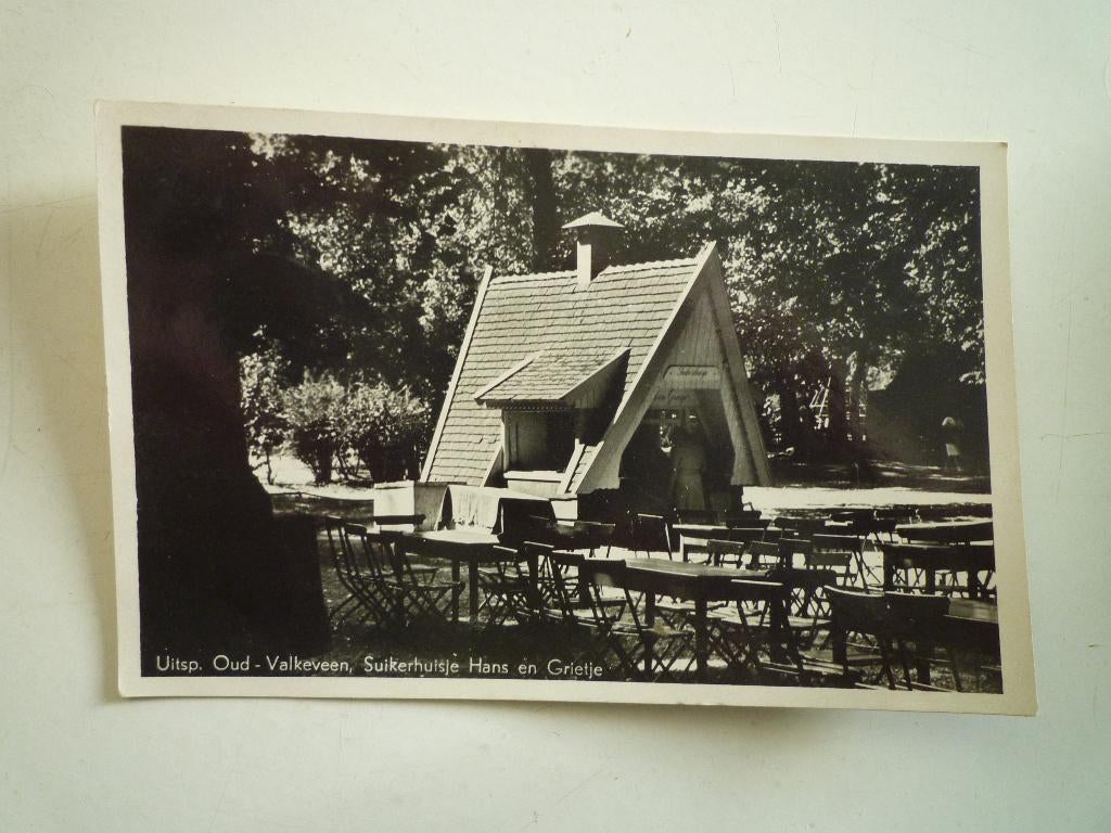 Uitspanning Oud - Valkeveen Suikerhuisje Hans en Grietje, Ophalen of Verzenden, Voor 1920, Zuid-Holland