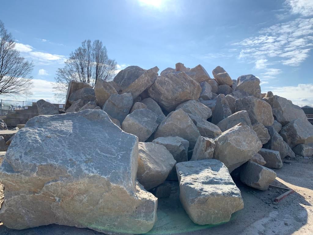 Klauterstenen Vijverstenen Oeverstenen Natuursteen rots XXL, Tuin en Terras, Ophalen of Verzenden, Nieuw