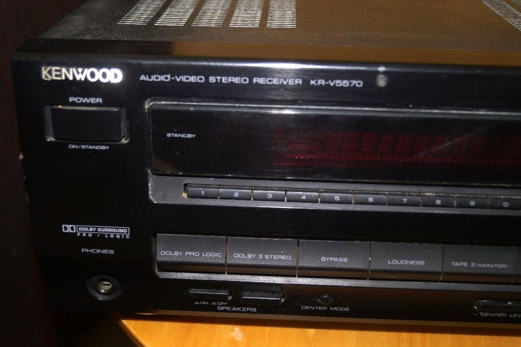 Kenwood KR-V5570 versterker, Overige merken, Gebruikt, Ophalen of Verzenden, 60 tot 120 watt