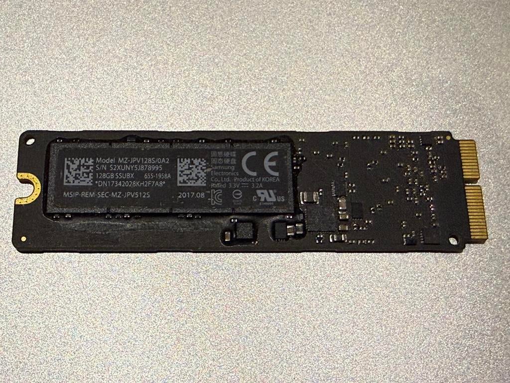 Apple Macbook SSD 128GB mz-jpv128s/oa2, Computers en Software, Harde schijven, Gebruikt, SSD, Ophalen of Verzenden, Laptop