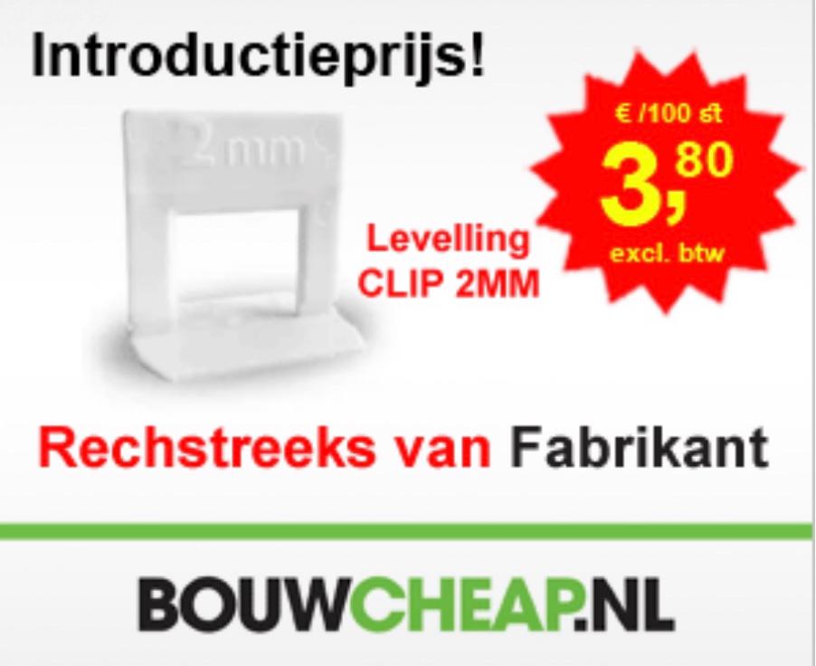 Leveling tang en systeem goedkoop en uit voorraad, Verzenden, Nieuw, Overige materialen, 10 m² of meer