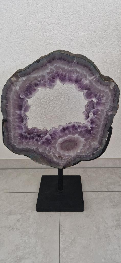 Supergroot amethist portaal ruim 19 kilo, Verzamelen, Mineralen en Fossielen, Mineraal, Ophalen