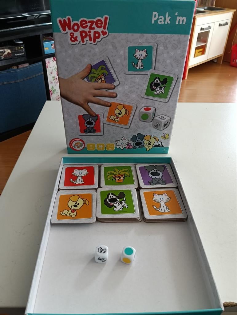 Kinder spelletjes Woezel en Pip en de bijtende krokodil, Een of twee spelers, Ophalen, Gebruikt