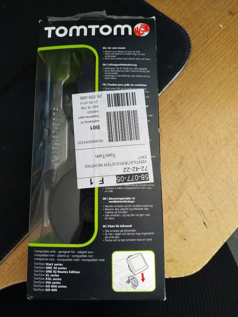 TomTom Air Vent Moun, Ophalen of Verzenden, Nieuw, Auto