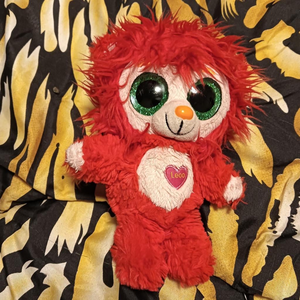 Leo Leuke rode knuffel leeuw van Minimoomis, Kinderen en Baby's, Speelgoed | Knuffels en Pluche, Ophalen, Gebruikt, Overige typen