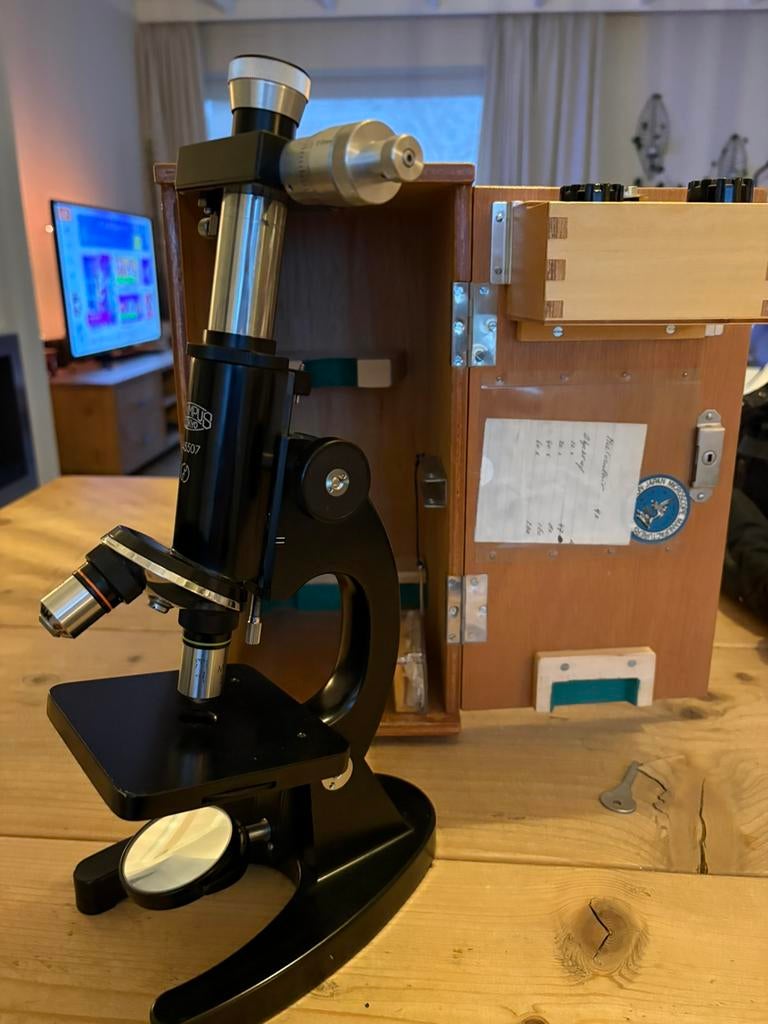 Olympus microscoop, Audio, Tv en Foto, Optische apparatuur | Microscopen, Ophalen, Zo goed als nieuw, Minder dan 400x