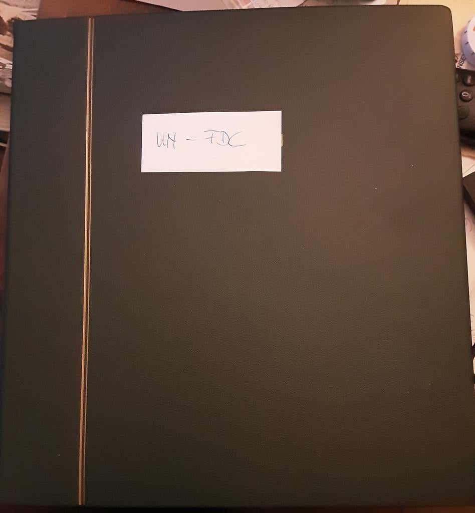 Verzameling FDC's Verenigde Naties in map, Ophalen of Verzenden, Onbeschreven, Rest van de wereld