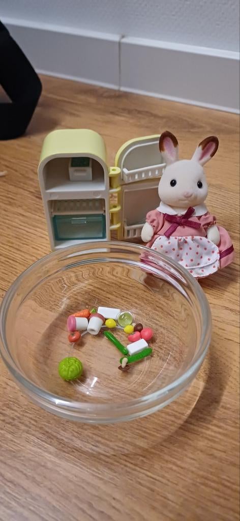 Sylvanian Families Koelkast met Chocolade Haas, Ophalen, Gebruikt, Jongen of Meisje