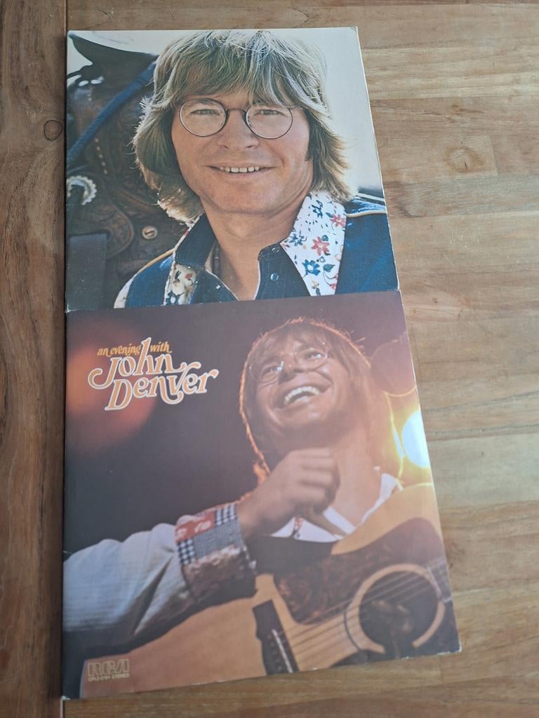 2 maal lp van john denver, Cd's en Dvd's, Vinyl | Country en Western, Ophalen of Verzenden, Gebruikt, 12 inch