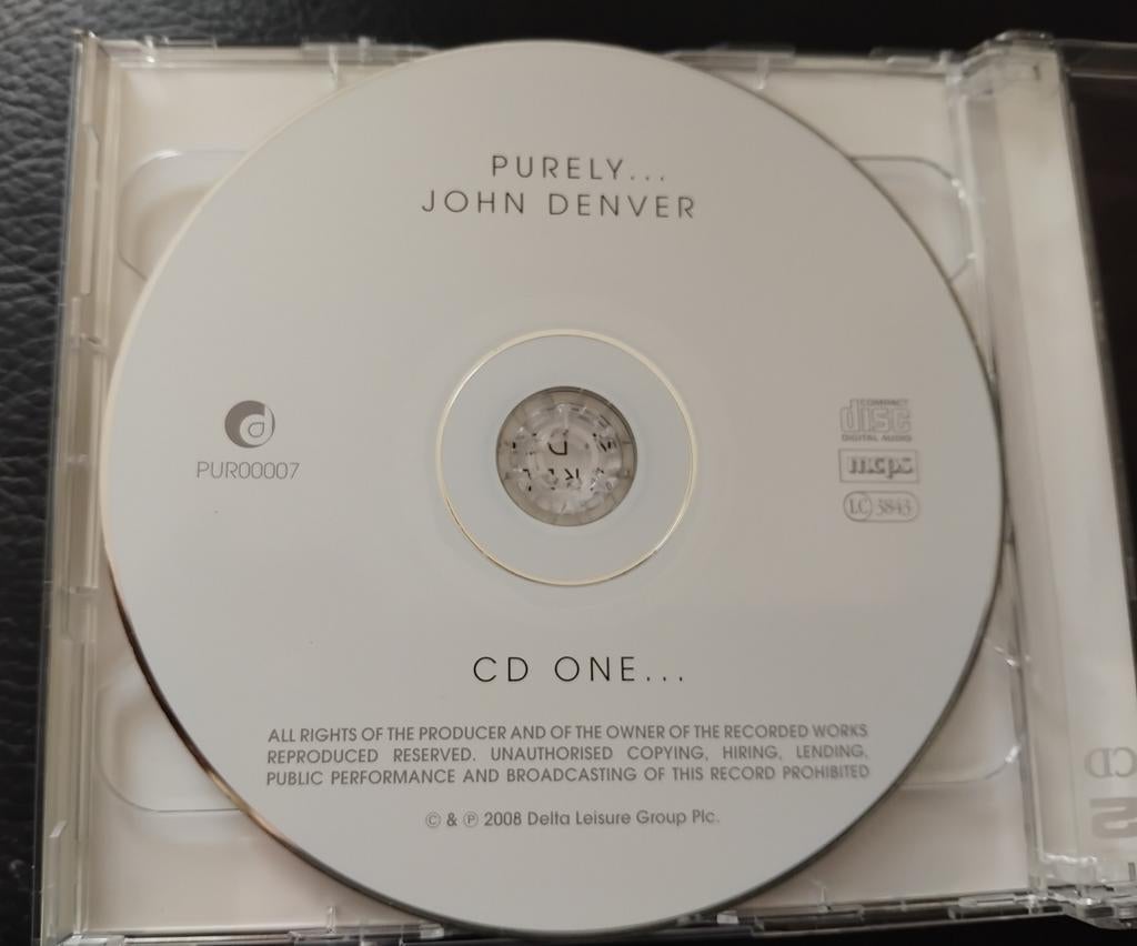 John Denver - Purely... CD, Ophalen of Verzenden, Zo goed als nieuw