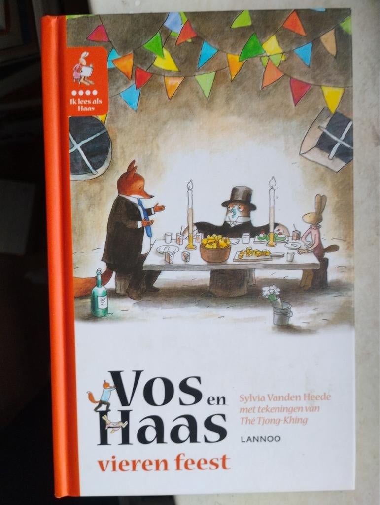 Vos en Haas vieren feest, Ophalen of Verzenden, Zo goed als nieuw, Sylvia Vanden Heede, Sprookjes