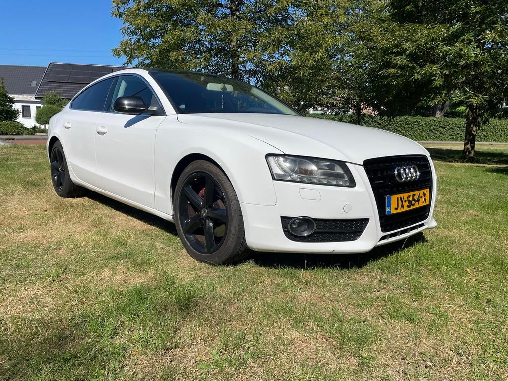 Audi A5 2.0 Tfsi 155KW Sportback QT S-tr 2009 Wit, 4 cilinders, 1984 cc, 4 stoelen, Wit