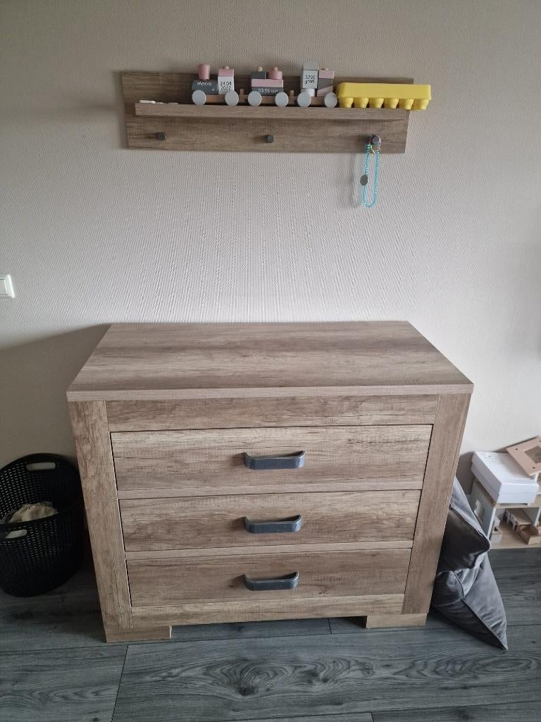 Kidsmill Brent Commode Oldwood, Ophalen, 50 tot 70 cm, 100 cm of meer, Zo goed als nieuw