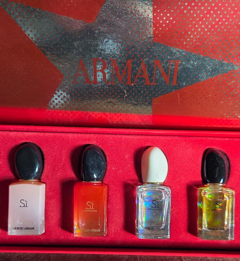 Armani Si Parfum Giftbox - 4 x 7ml, Ophalen of Verzenden, Nieuw