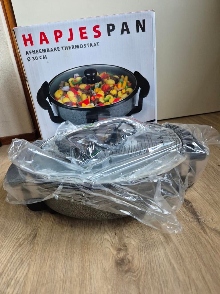 Hollandia Hapjespan, 220V, nieuw in doos!, € 15,=, Huis en Inrichting, Keuken | Potten en Pannen, Ophalen, Nieuw, Overige materialen