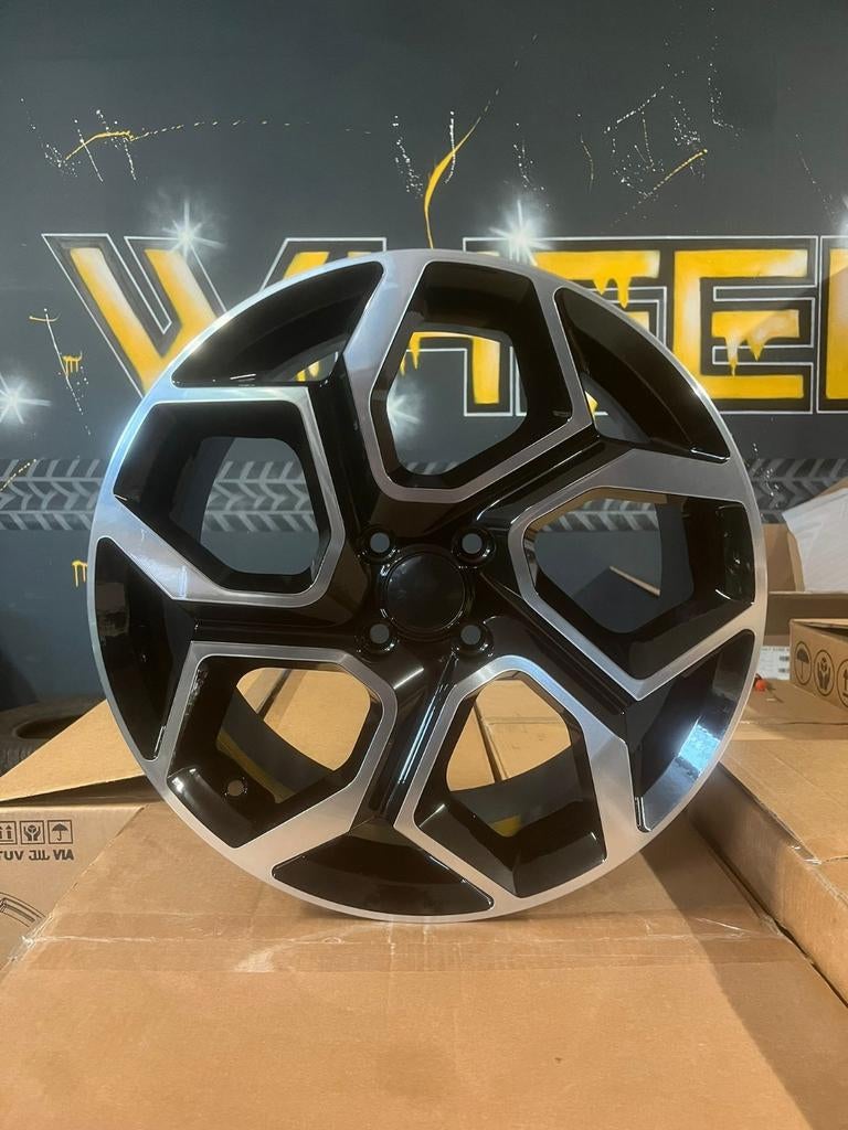 4x100 17" Renault RS look Sportvelgen!Clio twingo zoe kangoo, Auto-onderdelen, Banden en Velgen, 215 mm, Velg(en), W, R