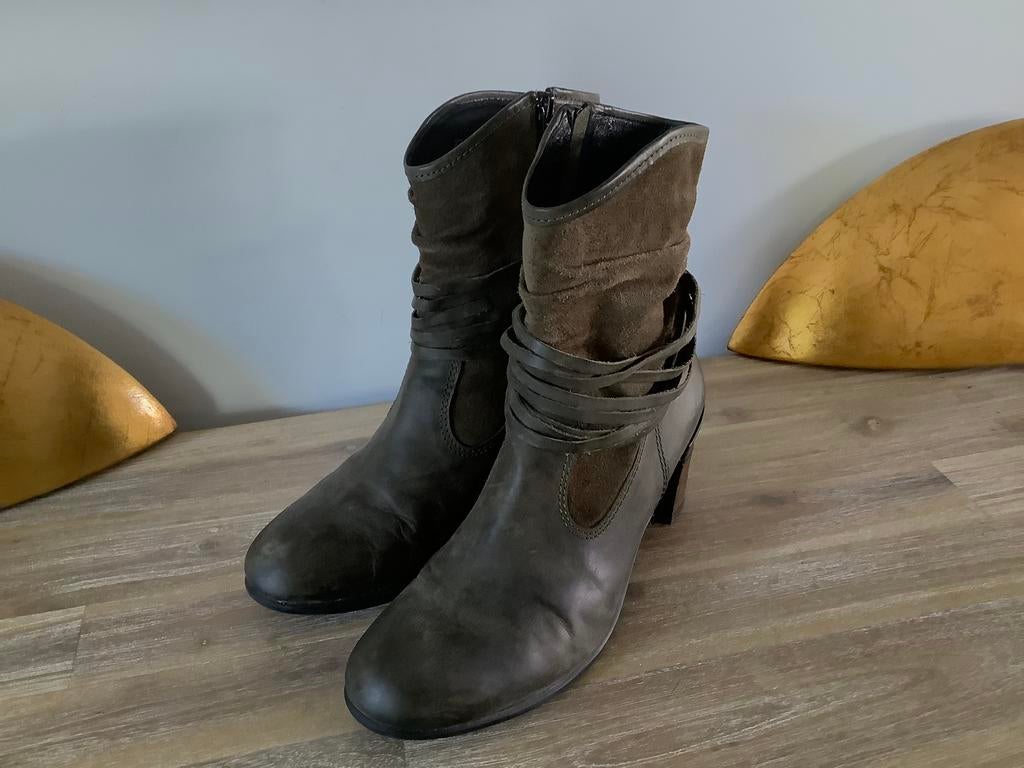 Wolky lage laarzen maat 39, Kleding | Dames, Schoenen, Lage of Enkellaarzen, Ophalen of Verzenden, Zo goed als nieuw, Groen