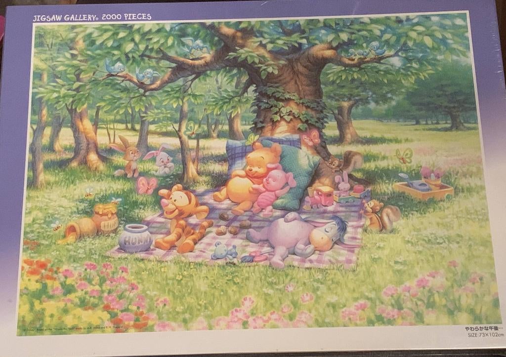 Disney puzzel 2000 stukjes Winnie the Pooh Tenyo nieuw !, Ophalen of Verzenden, Meer dan 1500 stukjes, Nieuw, Legpuzzel