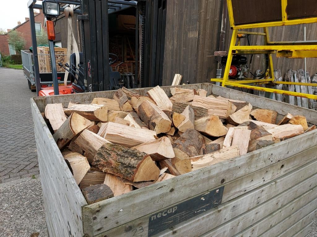 Mooi droog essen haardhout 25cm, Ophalen