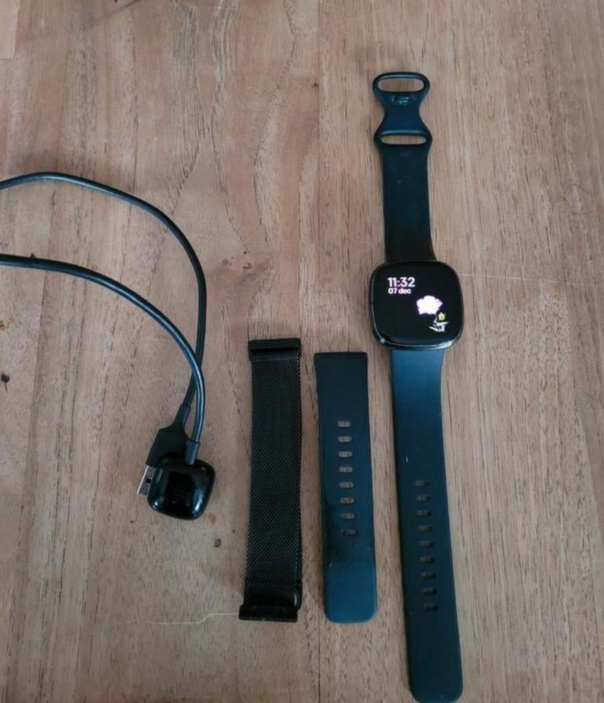 Fitbit Sense, Ophalen of Verzenden, Gebruikt, Zwart, Android