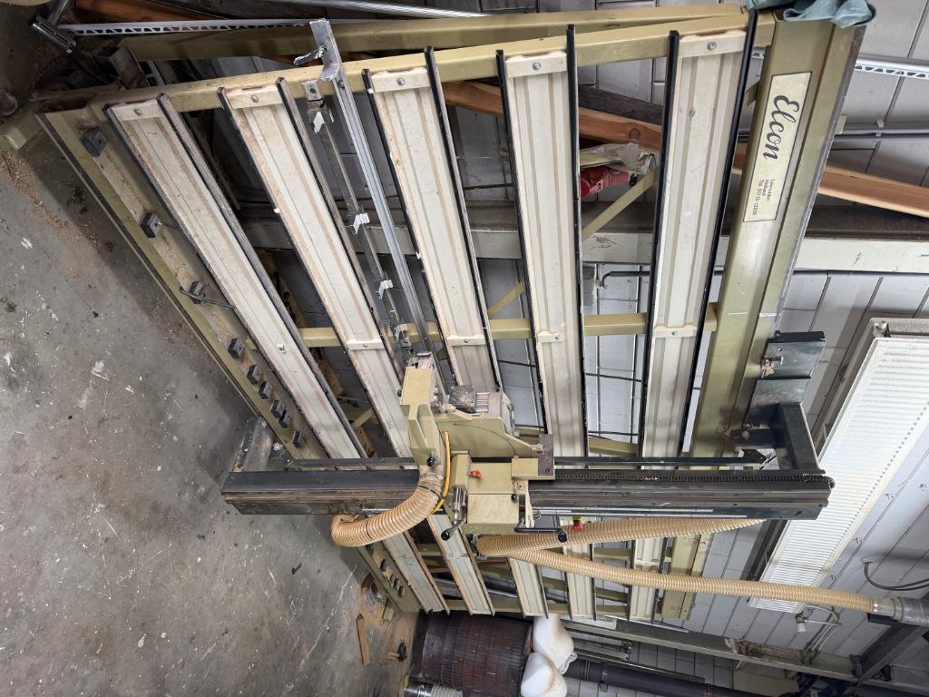 platenzaag wandzaag, Ophalen