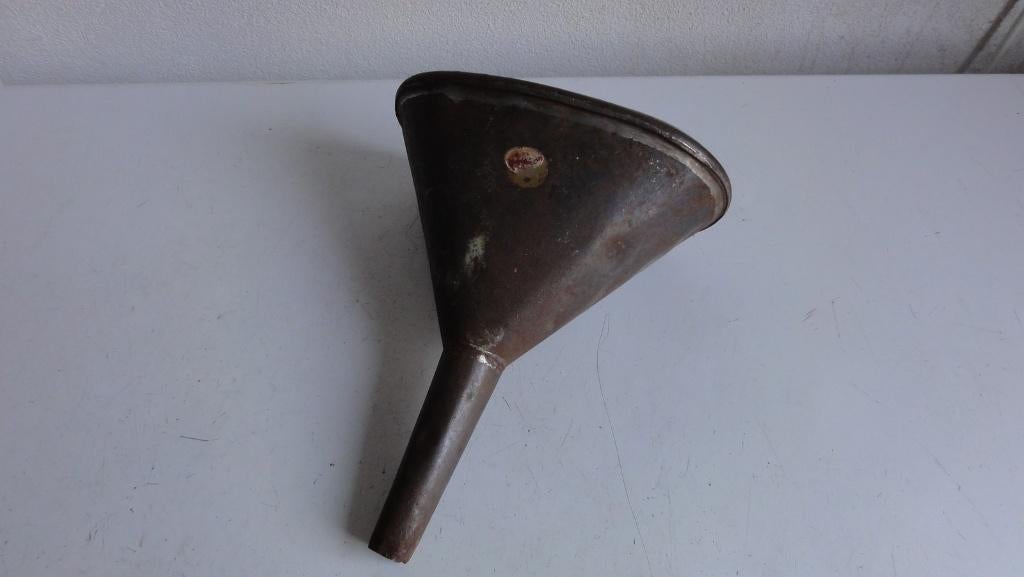 Trechter, antieke trechter met zeefje, Ophalen of Verzenden