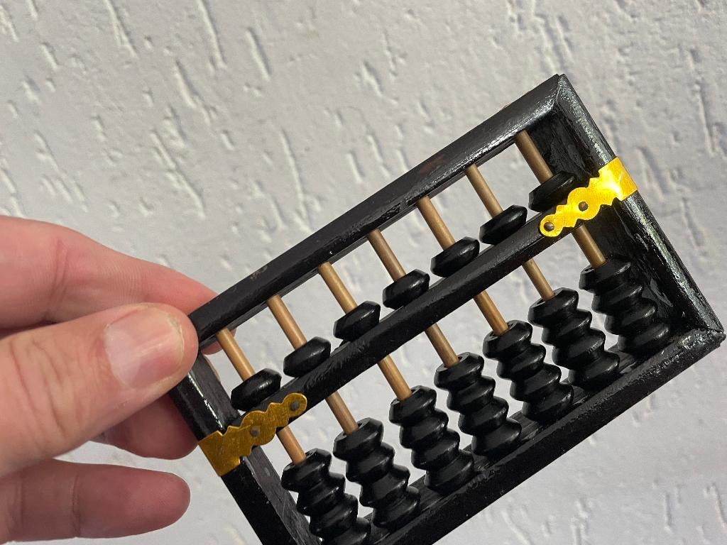 100x bruiloft bedankjes houten telraam. Abachus  12x7,5 cm, Ophalen of Verzenden, Nieuw, Overige typen, Geboorte of Huwelijk